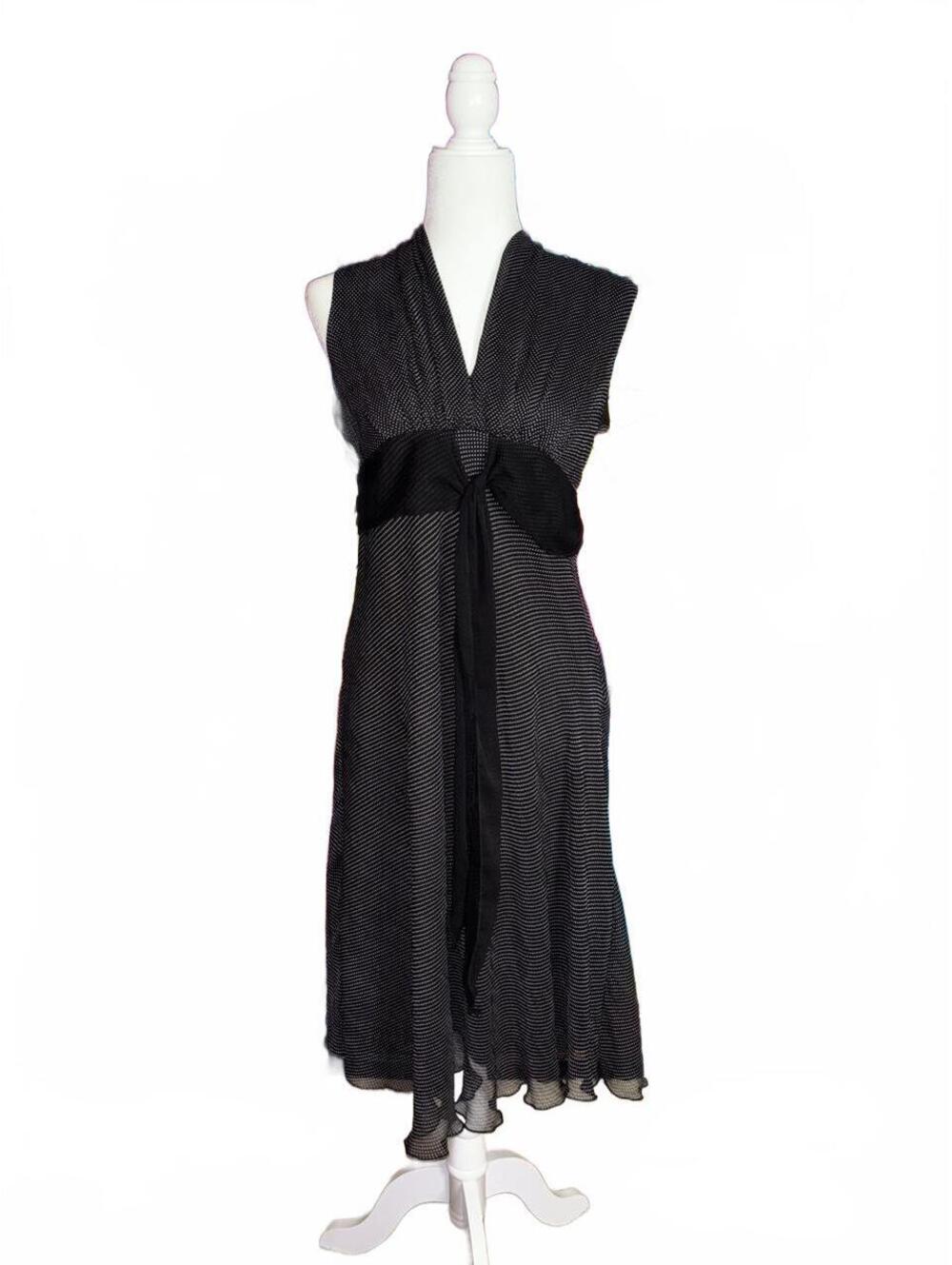 Y2K Jonathan Martin polka dot great Gatsby dress